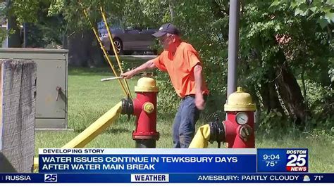 Water main break in Tewksbury leaves frustrated families without running water for days